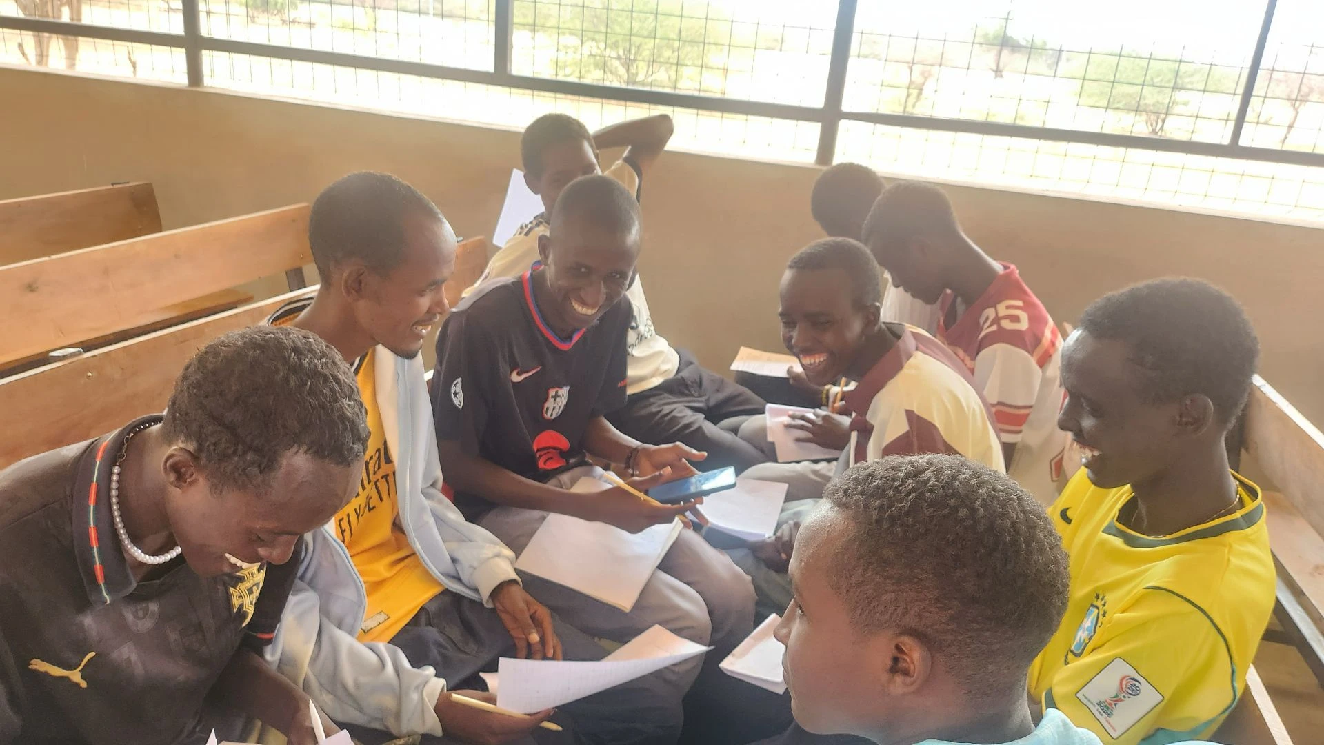 Young people spending time together